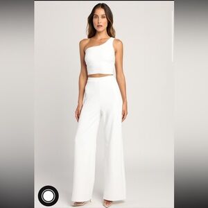 Lulus One shoulder two piece jump suit. *Never worn*